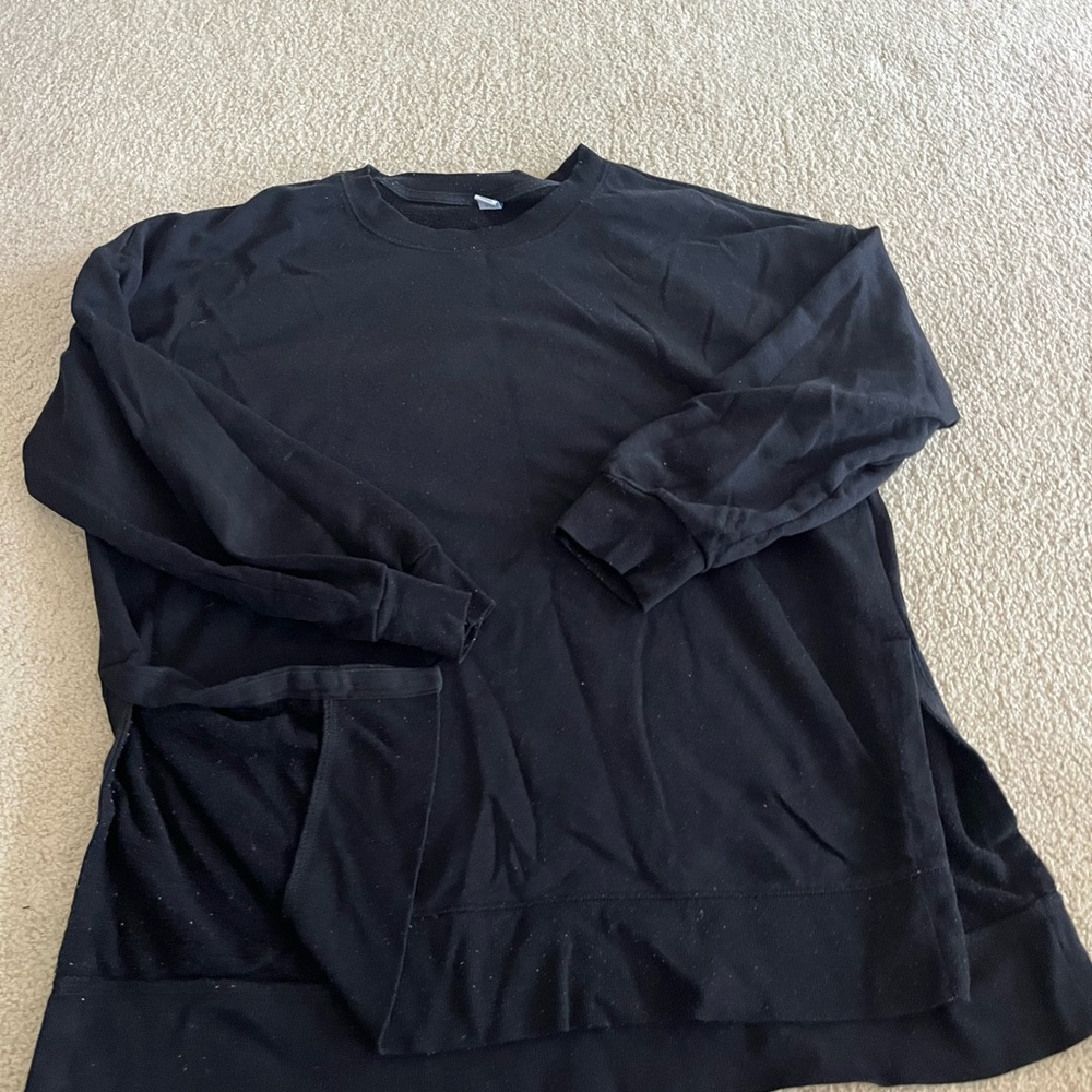 Old Navy Classic Black Crewneck